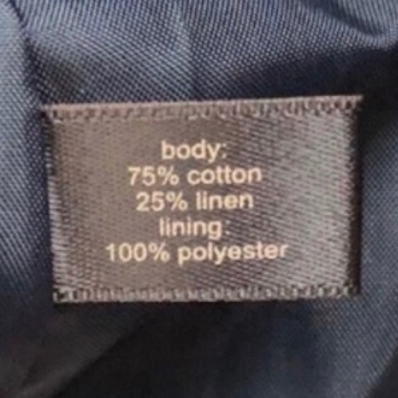 THE LIMITED A-Line Linen-Blend Chevron Skirt Medium - Picture 6 of 7